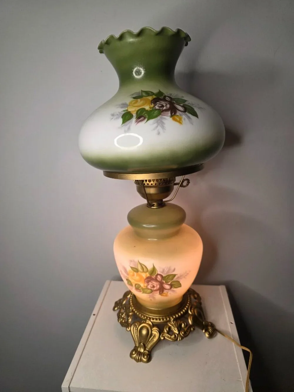 N/A floral green